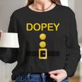 Cute Halloween Funny Halloween Day Dopey Dwarf Costume Long Sleeve T-Shirt Gifts for Her