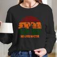 Cute Halloween Funny Halloween Day No Lives Matter Long Sleeve T-Shirt Gifts for Her