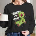 Cute Halloween Funny Halloween Day Thinking Of You Voodoo Long Sleeve T-Shirt Gifts for Her