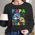 Cute Papa Of The Baby Shark Long Sleeve T-Shirt Gifts for Her