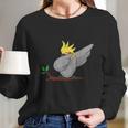 Dabbing Cockatiel Funny Dab Gift Hip Hop Dance Long Sleeve T-Shirt Gifts for Her