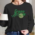 Dc Comics Green Text Logo Long Sleeve T-Shirt Gifts for Her