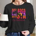 Del Boca Vista Florida Retro Long Sleeve T-Shirt Gifts for Her