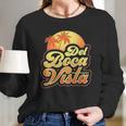 Del Boca Vista Sunset Retro Long Sleeve T-Shirt Gifts for Her