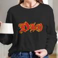 Dio Band Logo Red Long Sleeve T-Shirt Gifts for Her