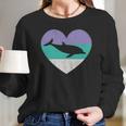 Dolphin Vintage Heart Long Sleeve T-Shirt Gifts for Her