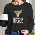 Dominican Republic Jersey Baseball Bandera Dominicana Long Sleeve T-Shirt Gifts for Her