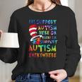 Dr Seuss Ill Support Autism Everywhere Long Sleeve T-Shirt Gifts for Her