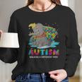 Dumbo Autism Walking A Different Path Long Sleeve T-Shirt Gifts for Her