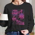 Dumbo Pink Elephants On Parade Long Sleeve T-Shirt Gifts for Her