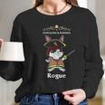 Dungeons And Bunnies Rpg D20 Rogue Roleplaying Gamers Gift Long Sleeve T-Shirt Gifts for Her