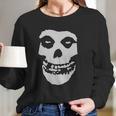 A And E Designs Misfits Fiend Skull Heather Long Sleeve T-Shirt Gifts for Her