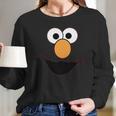 Elmo Face Long Sleeve T-Shirt Gifts for Her