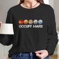 Elon Musk Science Occupy Mars Long Sleeve T-Shirt Gifts for Her