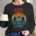 Elvis Gift Name Personalized Funny Gaming Geek Birthday Long Sleeve T-Shirt Gifts for Her