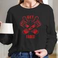 Get Faded Cool Master Barber Hairdresser Fade Gag Gift Long Sleeve T-Shirt Gifts for Her