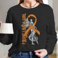 Fight Like A Leukemia Girl Long Sleeve T-Shirt Gifts for Her