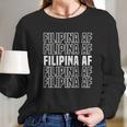 Filipina Af Bachelorette Party Funny Pride Pinay Gift Long Sleeve T-Shirt Gifts for Her