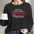 Firefighter Volunteer Fire Brigade Gift Firefighters Long Sleeve T-Shirt Gifts for Her