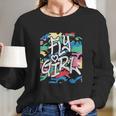 Fly Girl 80S 90S Old School Camo Bgirl Hip Hop Long Sleeve T-Shirt Gifts for Her