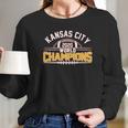 Football Fans World Champions Championship Long Sleeve T-Shirt Gifts for Her