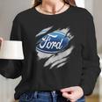 Ford Motor Long Sleeve T-Shirt Gifts for Her