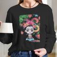 Frida Kahlo Mexico Long Sleeve T-Shirt Gifts for Her