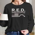 On Fridays We Wear Red Rmember Everyone Deployed Long Sleeve T-Shirt Gifts for Her