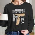 Funny Basketball Referee Quotes Gift Hoops Ref Long Sleeve T-Shirt Gifts for Her