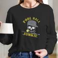 Funny Billiard Pool Hall Junkie Long Sleeve T-Shirt Gifts for Her