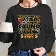 Funny Gambler Slot Machine Casino Las Vegas Gambling Long Sleeve T-Shirt Gifts for Her