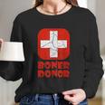 Funny Halloween Boner Donor Long Sleeve T-Shirt Gifts for Her