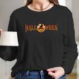 Funny Halloween Halloween Pumpkin Witch Logo Long Sleeve T-Shirt Gifts for Her