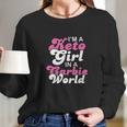 Funny Ketogenic Diet Keto Girl Carbie World Long Sleeve T-Shirt Gifts for Her