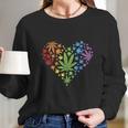 Funny Marijuana Heart Lgbt Gay Pride Month Long Sleeve T-Shirt Gifts for Her