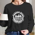 Funny Morning Wood Lumber Company Graphic Long Sleeve T-Shirt Gifts for Her