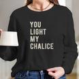 Funny Unitarian Universalist Chalice Gift Long Sleeve T-Shirt Gifts for Her