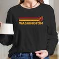 Funny Washington Football Dc Team Retro Long Sleeve T-Shirt Gifts for Her