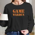 Game Warden Halloween Costume Long Sleeve T-Shirt Gifts for Her