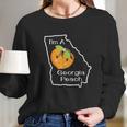 I Am A Georgia Peach Atlanta Georgia Long Sleeve T-Shirt Gifts for Her