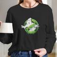 Ghostbusters Classic Slime Ghost Logo Long Sleeve T-Shirt Gifts for Her