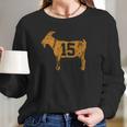 Goat 15 Vintage Mahomes Long Sleeve T-Shirt Gifts for Her