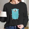 Golang - Gopher Long Sleeve T-Shirt Gifts for Her