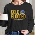 Gold Blooded 2022 Playoffs Championship Long Sleeve T-Shirt Gifts for Her