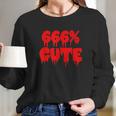 Goth Halloween 666 Cute Long Sleeve T-Shirt Gifts for Her