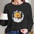 Gudetama The Lazy Egg Hiding From Responsibilities Long Sleeve T-Shirt Gifts for Her