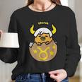 Gudetama Zodiac Taurus Long Sleeve T-Shirt Gifts for Her