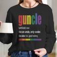 Guncle Shirt Long Sleeve T-Shirt Gifts for Her