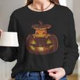 Halloween - Charmander Pumpkin Halloween Long Sleeve T-Shirt Gifts for Her