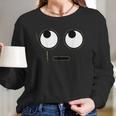 Halloween Emojis Costume Rolling Eyes Emoticon Long Sleeve T-Shirt Gifts for Her